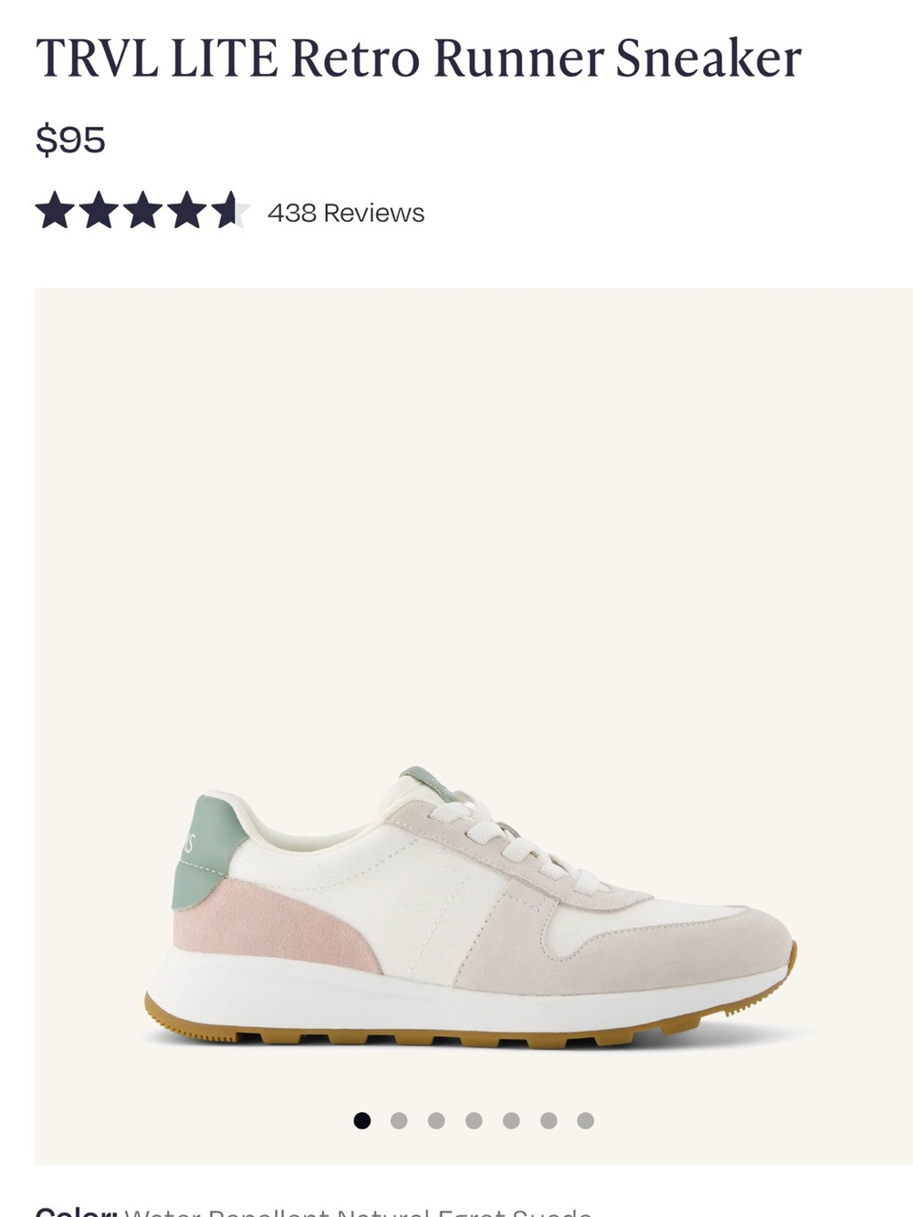 LIKE NEW 🎉 TOMS Trvl Lite Retro Runner